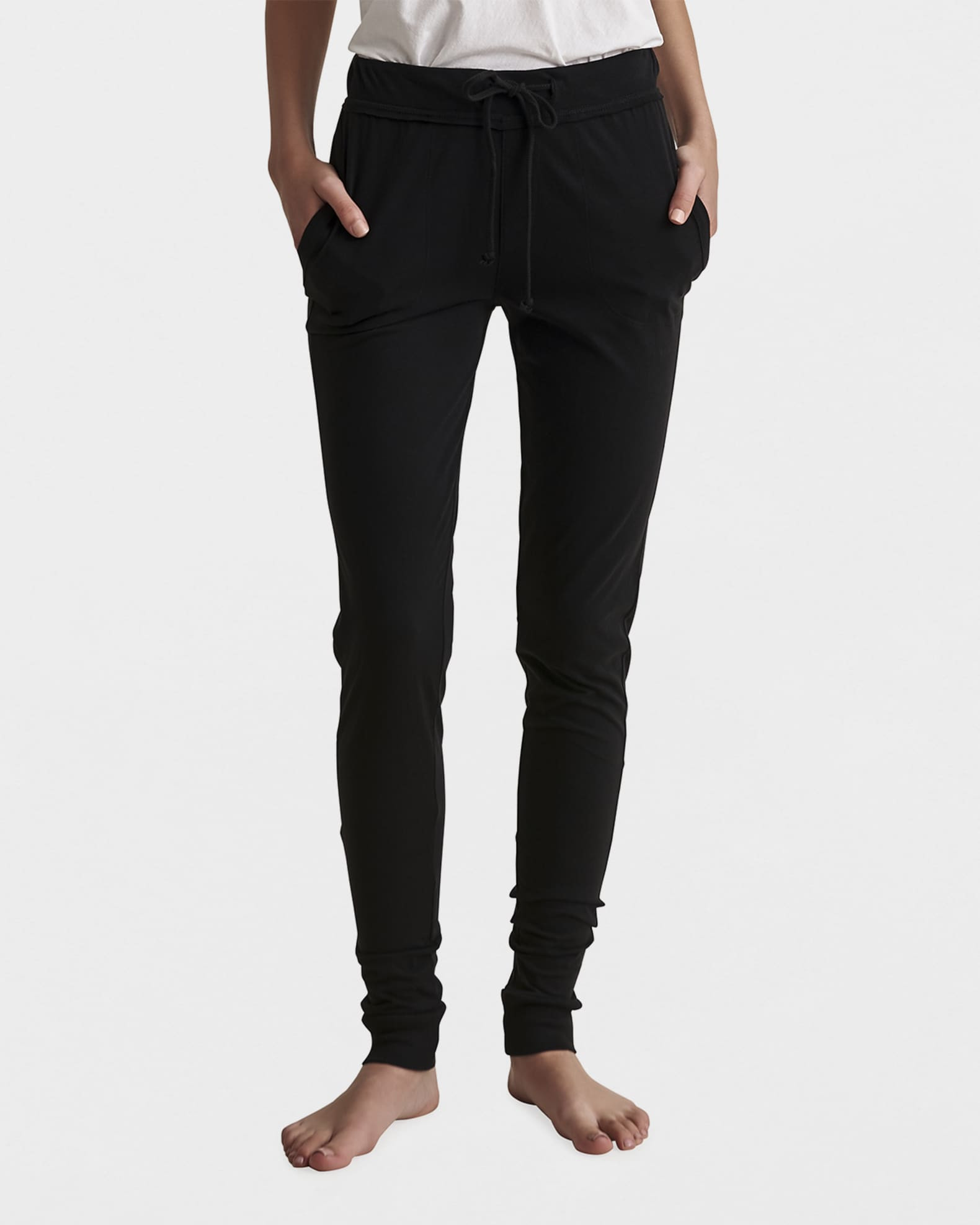 Skin Pima Cotton Skinny Lounge Pants | Neiman Marcus