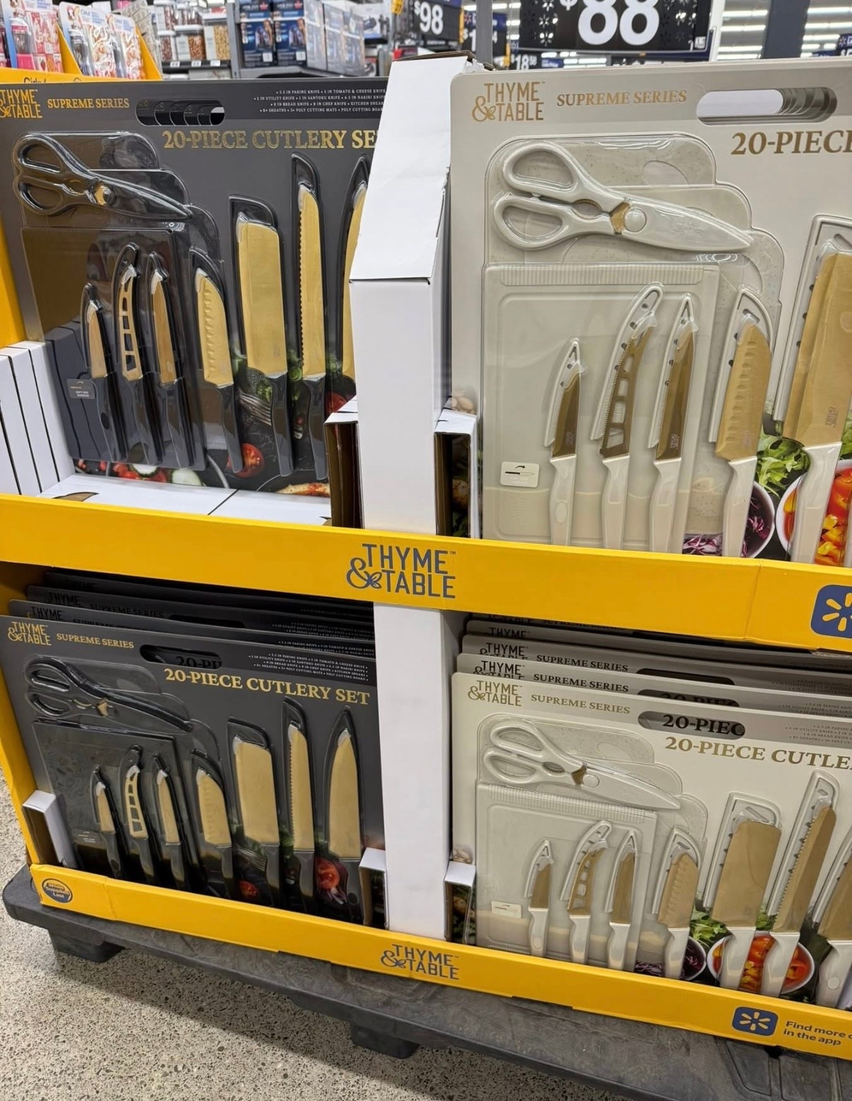 🔥 Black Friday Deal — 20-Piece Knife + Cutting Board Set!

This stunning 20-piece knife set is ONLY $24 right now — normally $96! 😱
Over 1,000 bought since yesterday, and it comes in multiple gorgeous colors (I grabbed the taupe!).

Includes:
• 3 cutting boards
• 12 knives
• Kitchen scissors
• Sleek gold accents ✨
• Fast shipping or pickup today!

Such a perfect kitchen upgrade or gift — especially under $25! Run before it sells out! 🚨 

#LTKSaleAlert #LTKGiftGuide #LTKCyberWeek