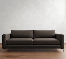 Jake Leather Sofa (63"–120") | Pottery Barn (US)