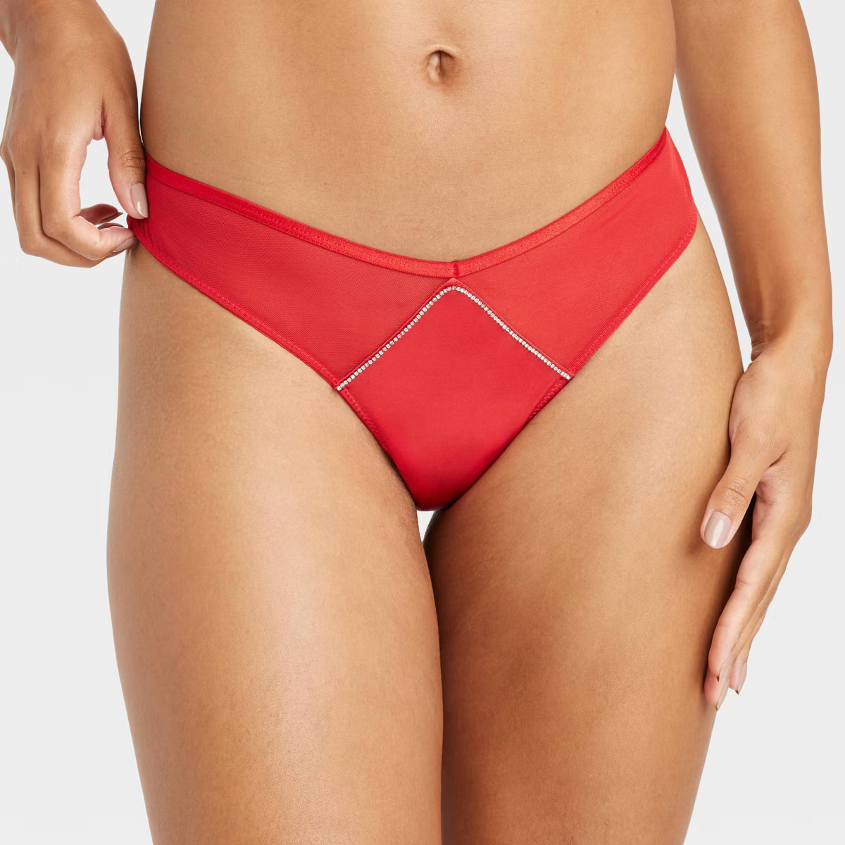 Women's Rhinestone Lingerie Thong - Auden™ | Target