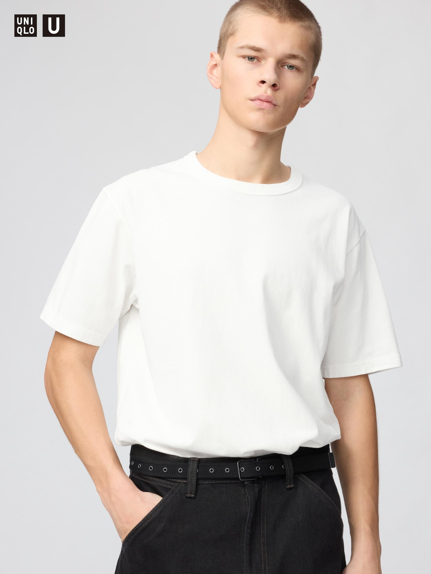 UNIQLO Men's Crew Neck T-Shirt, White, 2XL | UNIQLO (US)