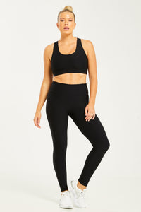Croco Skin Leggings Black | Booty by Brabants