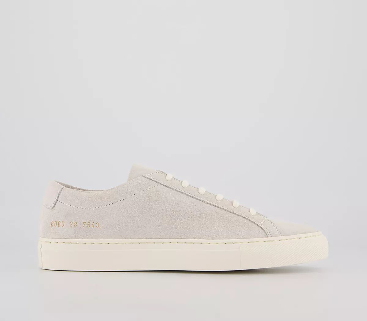 Common Projects Achillies Low Trainers W Grey Suede - Women's Premium Trainers | Offspring (UK)