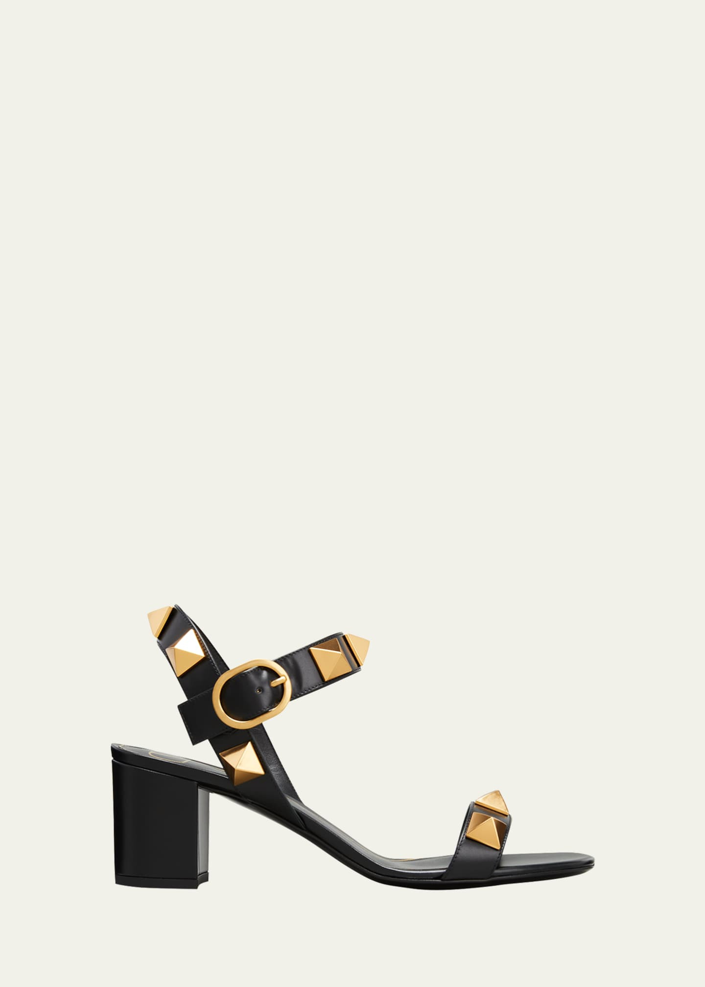 Valentino Garavani Roman Stud Ankle-Strap Sandals | Bergdorf Goodman