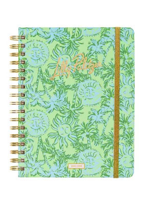 Lilly Pulitzer Large 17 Month Agenda, Catchin Rays, Green | Belk