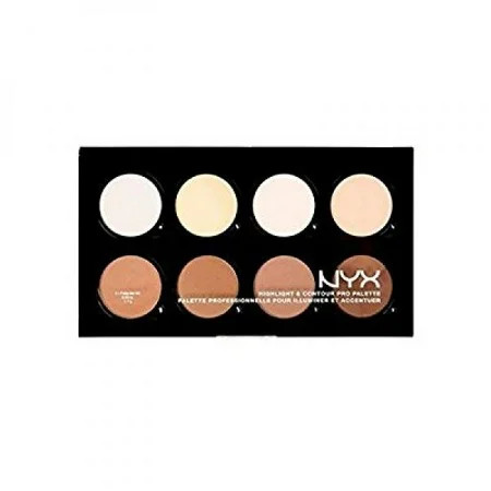 NYX HCPP01 Highlight & Contour Pro Palette 8 Colors x 0.09 oz Full Size **BCS_INPF** | Walmart (US)