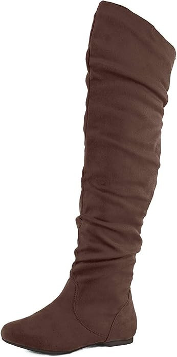 Nature Breeze Women's Stretchy Thigh High Boot | Amazon (US)