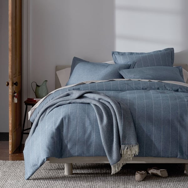 Legends Hotel™ Bromley Yarn-Dyed Velvet Cotton Flannel Sham | The Company Store