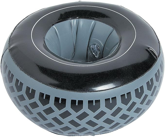 Fun Express Inflatable Tire Balloons Set of 12-8" Racing Car Birthday Party Decorations | Hot Whe... | Amazon (US)