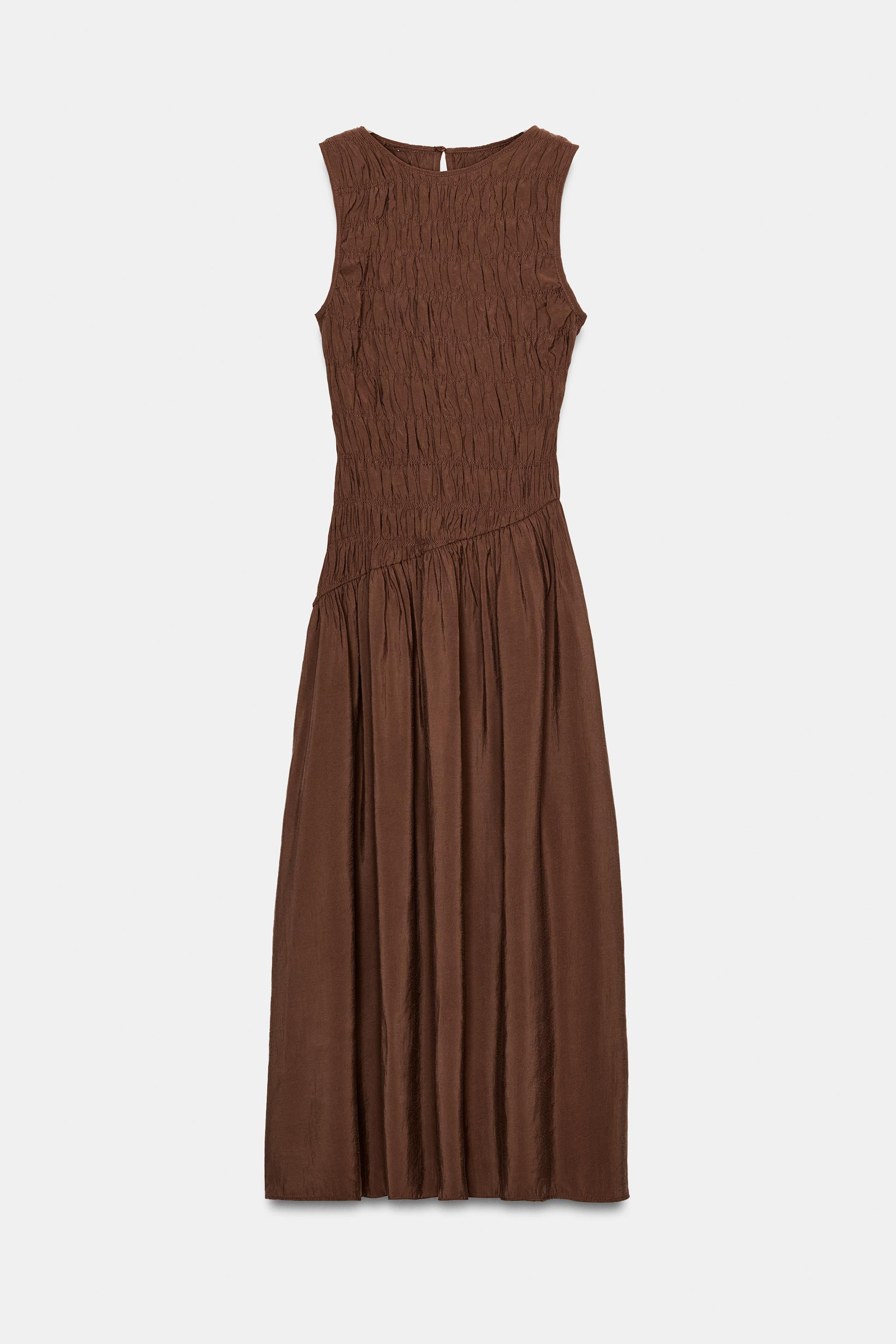 VOLUMINOUS MIDI DRESS | Zara US