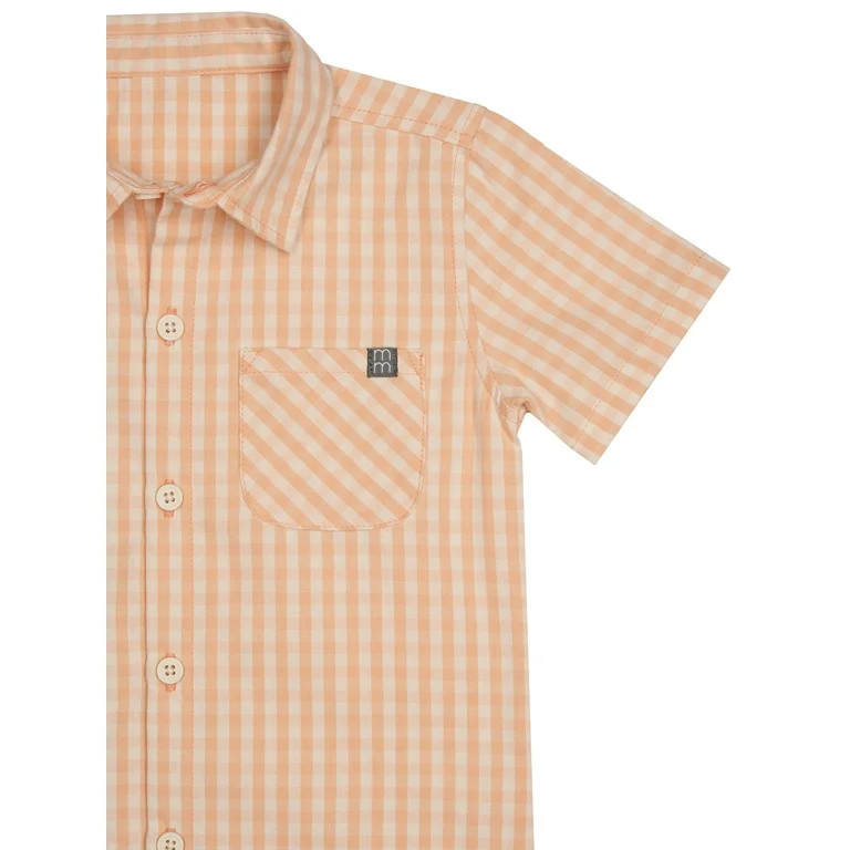 Modern Moments by Gerber Toddler Boy Woven Shirt and Short Set, Sizes 12M-5T | Walmart (US)