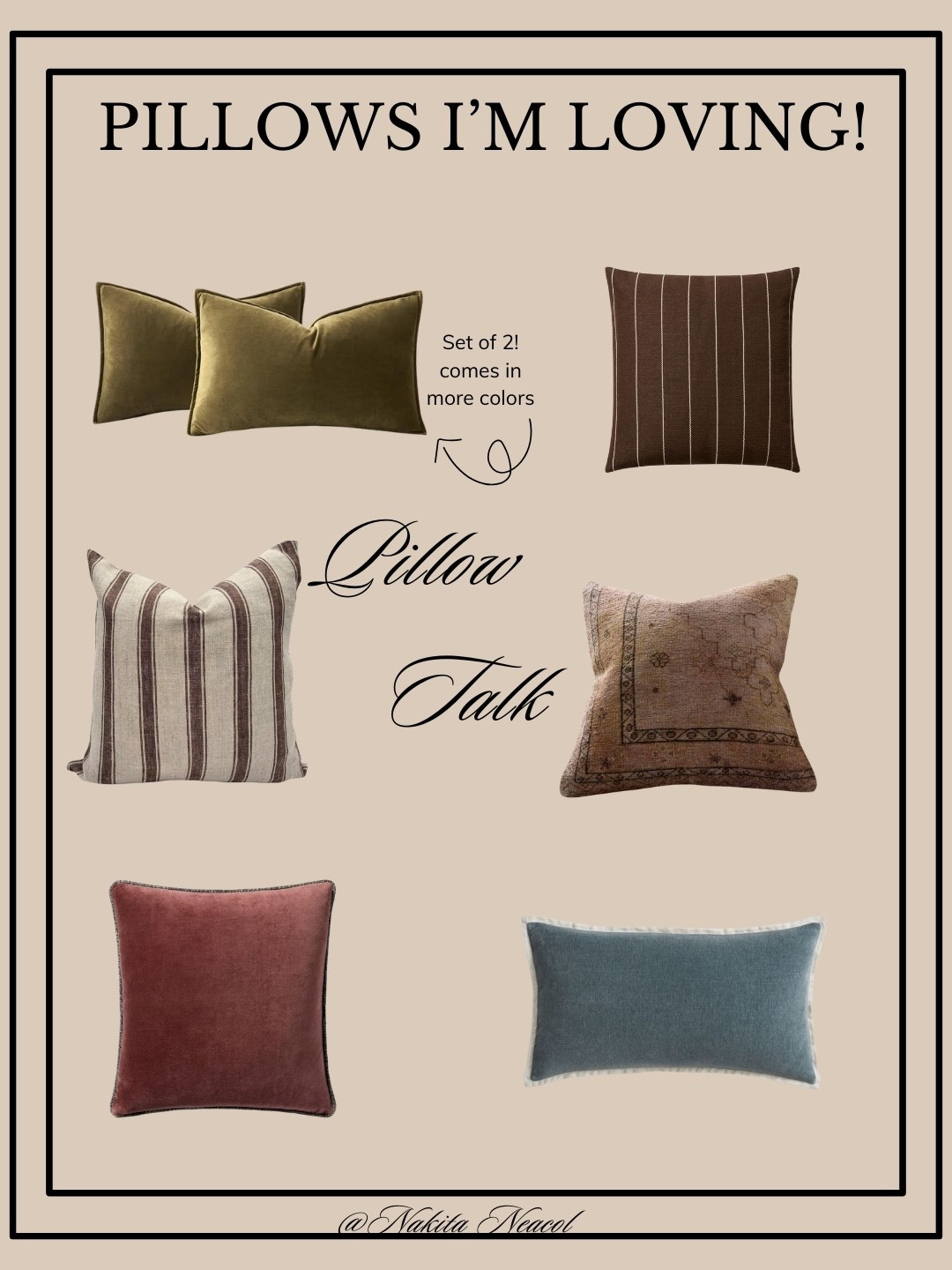 Throw pillows I’m loving! 
Neutrals | Solids | Patterned 

#LTKHome