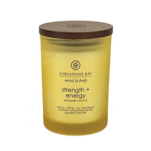 Chesapeake Bay Candle Scented Candle, Strength + Energy (Pineapple Coconut), Medium | Amazon (US)