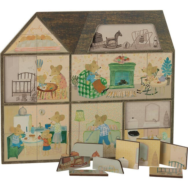 Mouse hole Farmhouse puzzle - Kids Toys | Maileg from Maisonette | Maisonette
