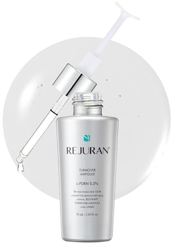 REJURAN® Turnover Ampoule, c-PDRN® (Larger Size) – Original Salmon DNA PDRN Face Serum for Firming, Hydrating, Radiant Glass Skin with Visible Anti-Aging Results. Korean Skin Care (1.69 fl oz) | Amazon (US)