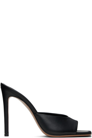Black Stiletto Heeled Sandals | SSENSE