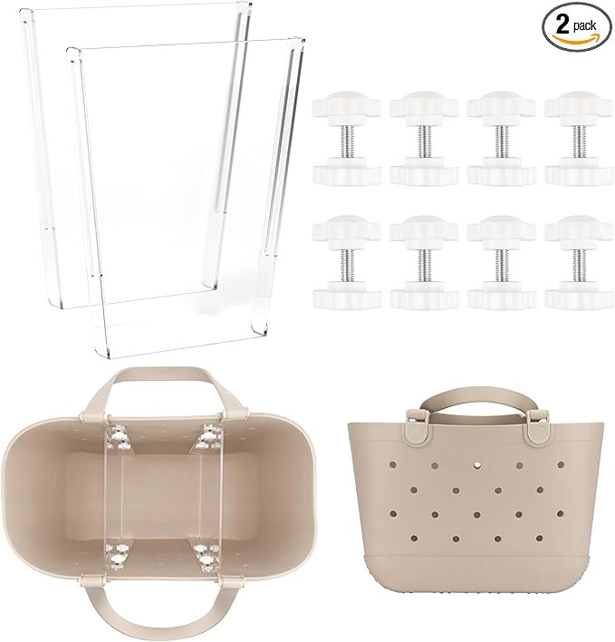 Amazon.com: Viotiin Acrylic Divider Tray Compatible with Simple Modern Tote Bag (Large Size), 2 P... | Amazon (US)