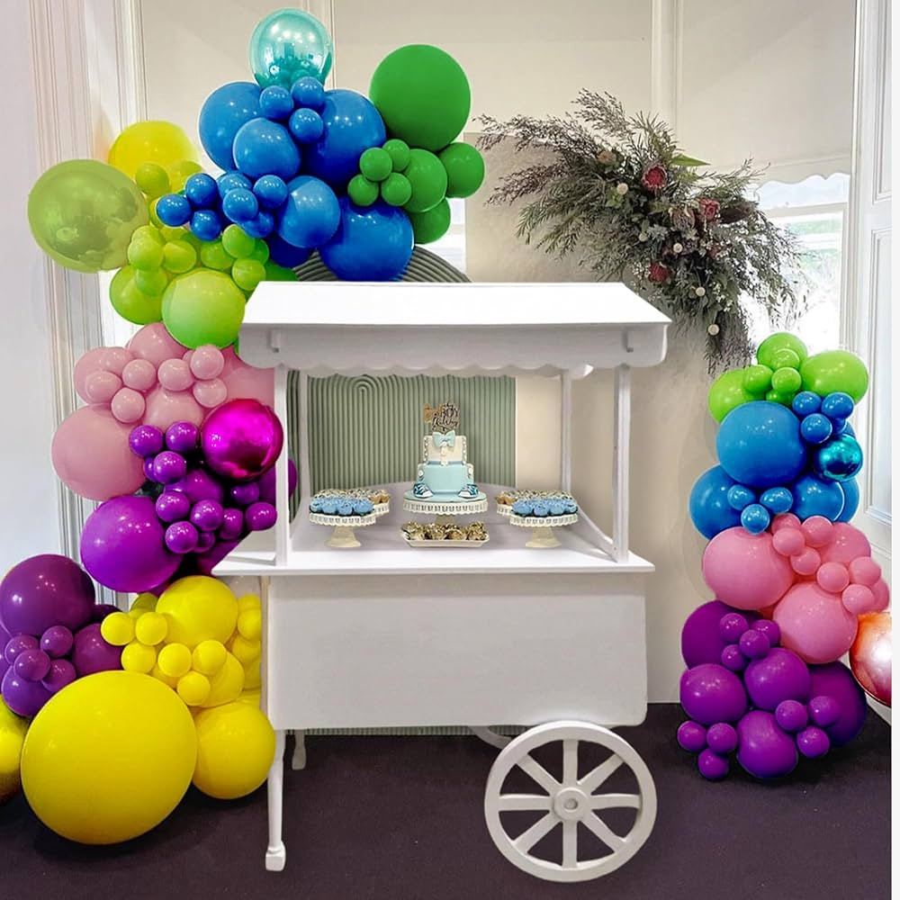 RELODECOR Wooden Candy Cart with Wheels, 5'9 ft Tall Dessert Cart for Parties, Weddings, Birthday... | Amazon (US)