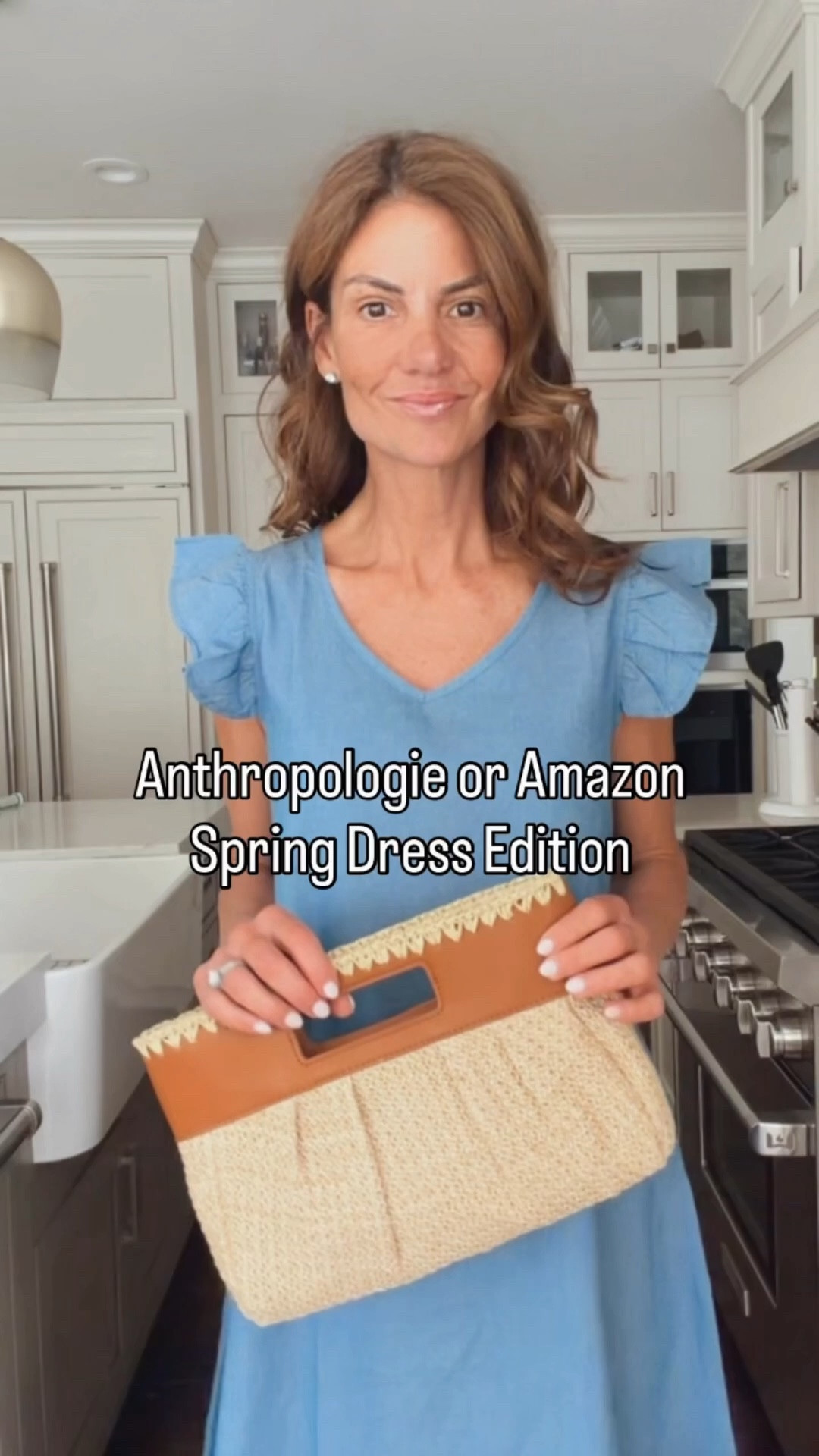 Spring dresses: Anthropologie vs Amazon 🌸 which one wins? Sharing 8 easy, flattering dresses you can wear to brunch, graduation, or vacation—styled with sandals, heels & flats.