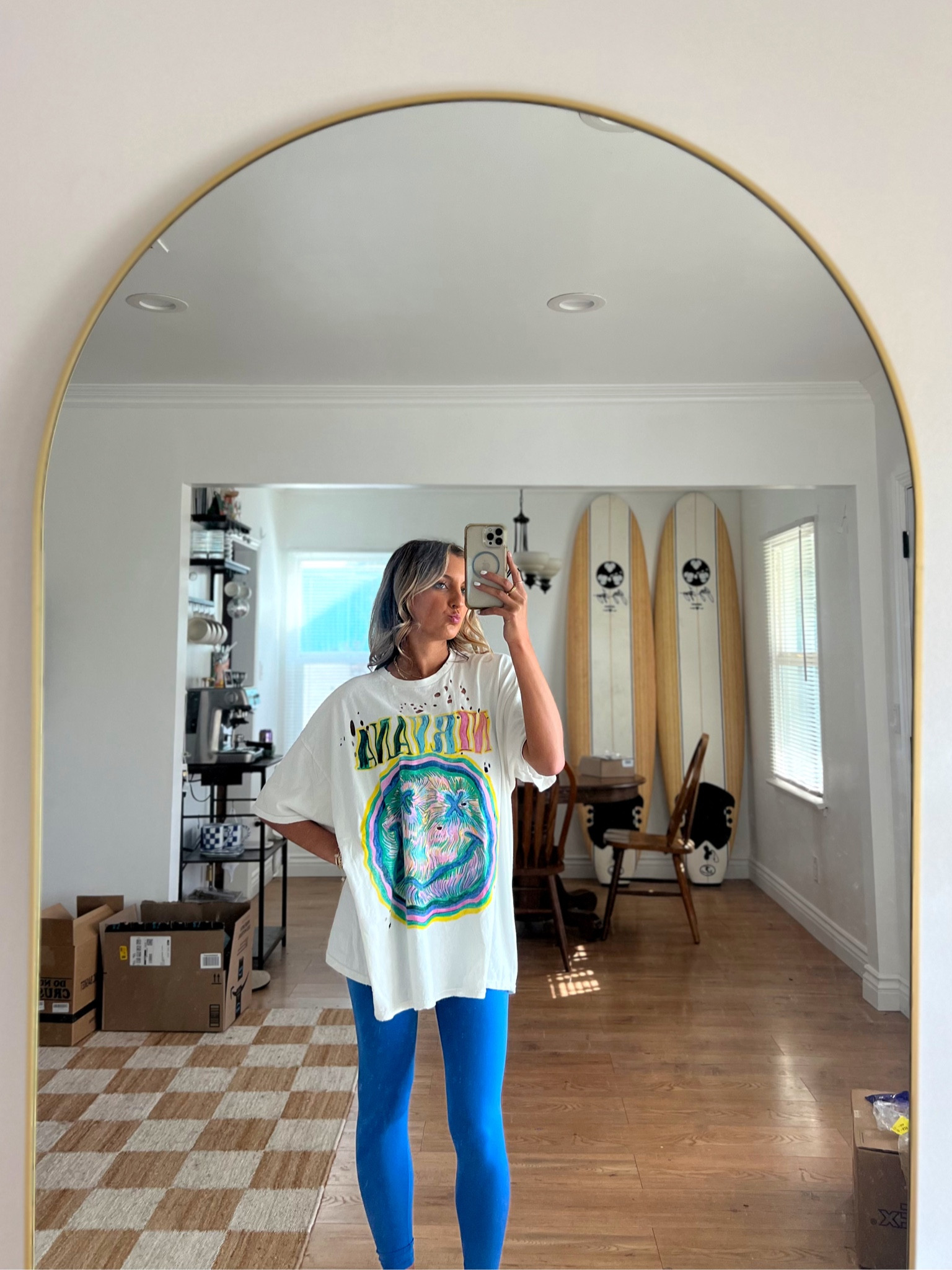 The cutest Nirvana band tee from urban outfitters 💕 wearing size S/M 

#LTKMostLoved #LTKstyletip #LTKfindsunder50