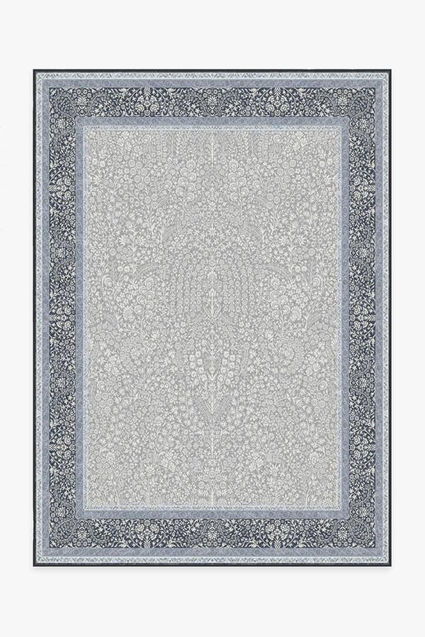 Afshan Steel Blue Rug | Ruggable