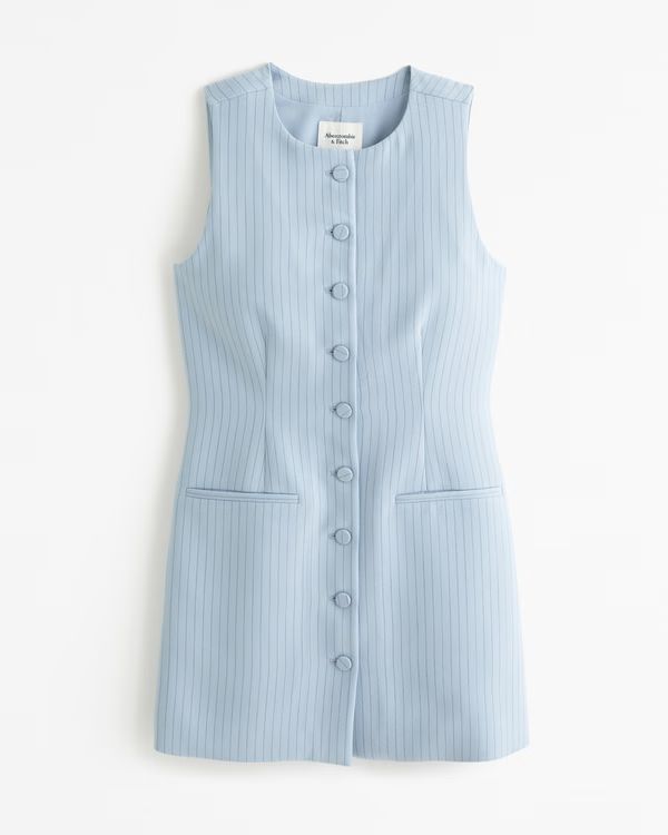 The A&F Mia High-Neck Vest Mini Dress | Abercrombie & Fitch (US)