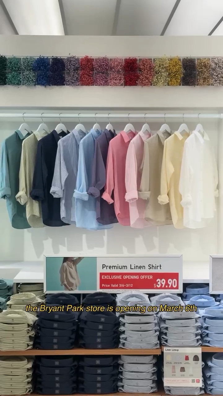 Uniqlo just opened in Bryant park and they have so many good wardrobe staples! Love chic cashmere cardigans, linen button up shirts, pleated mini skirts, the viral windbreaker - all perfect spring outfit staples! Linking my favorites below …For more links to date night outfits, work outfits, vacation outfits beach, easter basket stuffers, spring outfits, resort wear 2026, business casual workwear, rodeo outfit inspo, winter denim, follow me on LTK! ✨

#LTKdayinmylife #LTKWorkwear #LTKSpringSale