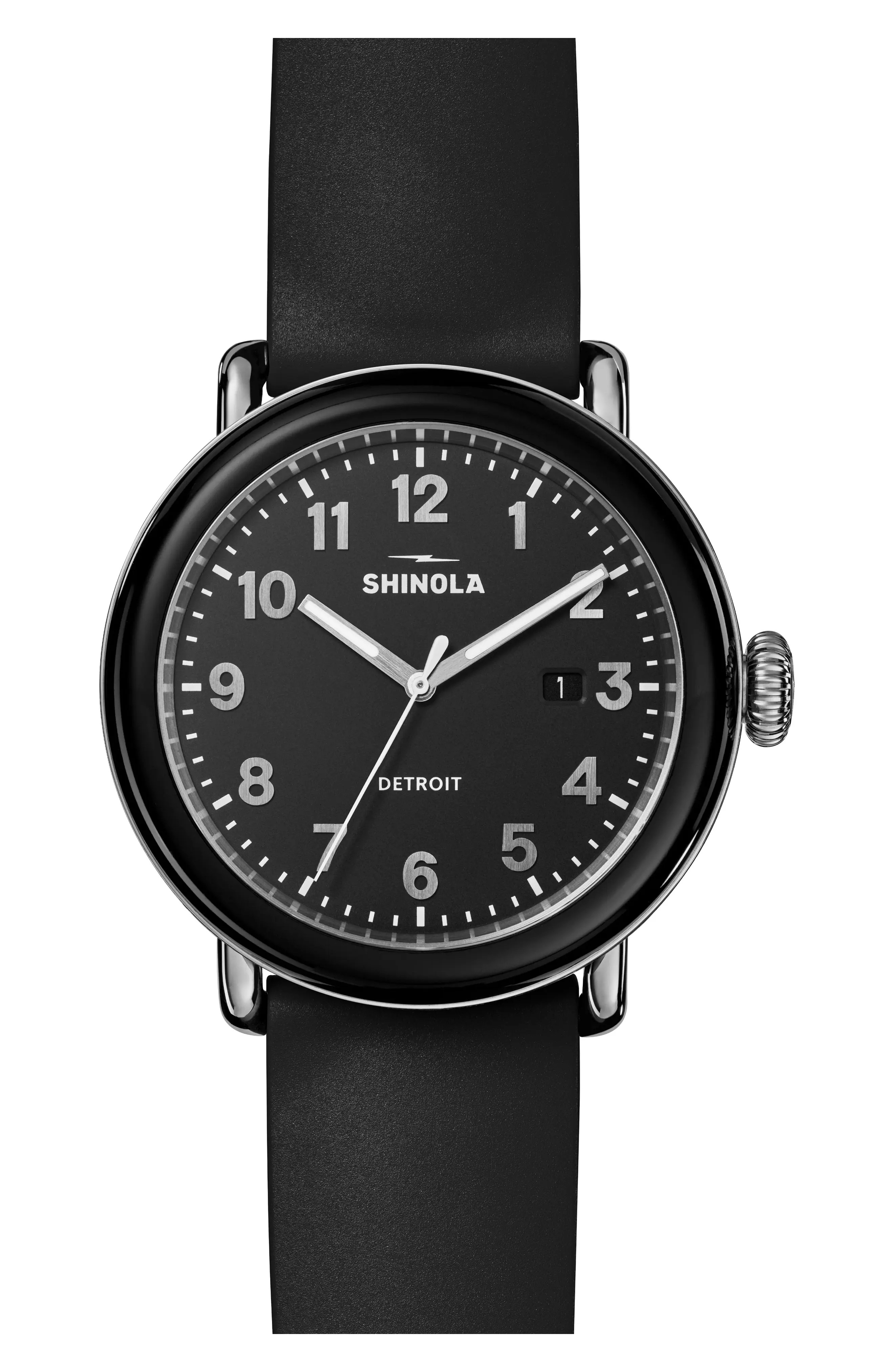 Detrola Rubber Strap Watch, 41mm | Nordstrom | Nordstrom