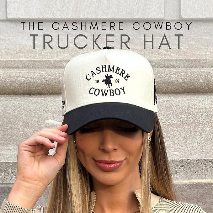 Vintage Trucker Hat | Country Cowboy Cute Preppy Retro Western Trucker Hats | Men Women Trendy Sn... | Amazon (US)