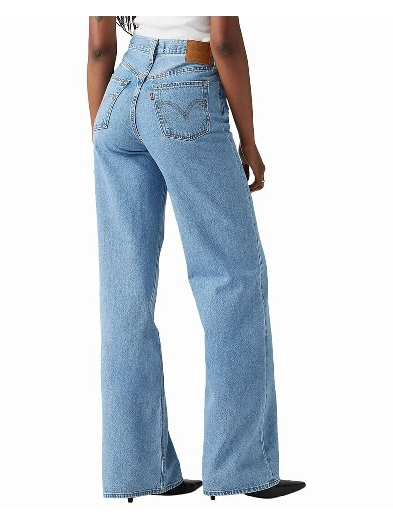 Levi's womens  Ribcage Wide Leg H223 Splash Zone Wide Jean, 27 | Walmart (US)