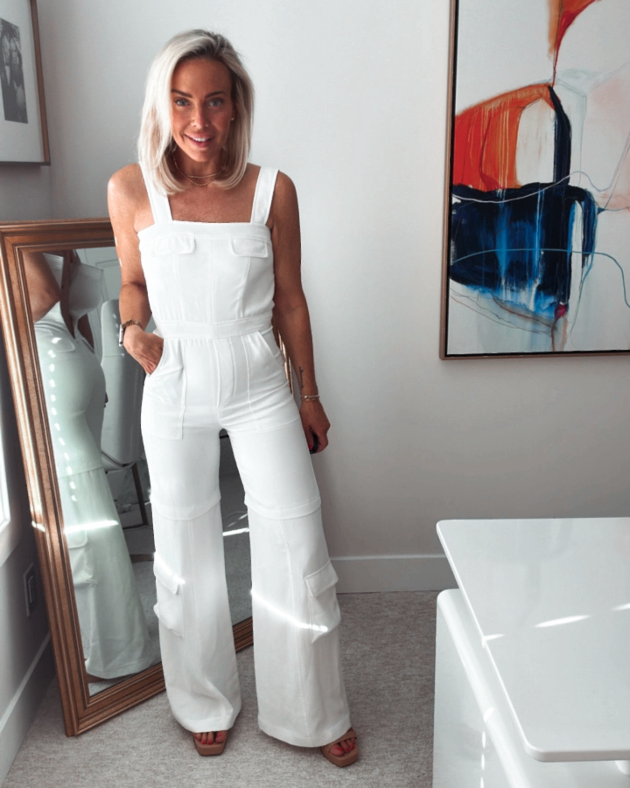 Calling all BRIDES & women who love WHITE 🤍 This bodysuit / romper is absolutely positively FABULOUS in real life! You must trust me on this one. It is SO GOOD! Worth every penny! 

You must size up 1 size in this. The XS was too small on me so I sized up to a SMALL. 

TRUST ME, LADIES you’ll be sooooo glad you bought this one before it’s GONE! 

Use code: CORRINNE for 10% off the jewelry I have linked! 💎

Happy shopping! 🛍️ 

Xoxo,
CeCe 🙏🩵#WeddingShower #Bridal #BridalShower #LTKFinds #Revolve #LTKMidSize 

#LTKParties #LTKWedding #LTKU #LTKShoeCrush #LTKStyleTip #LTKOver40