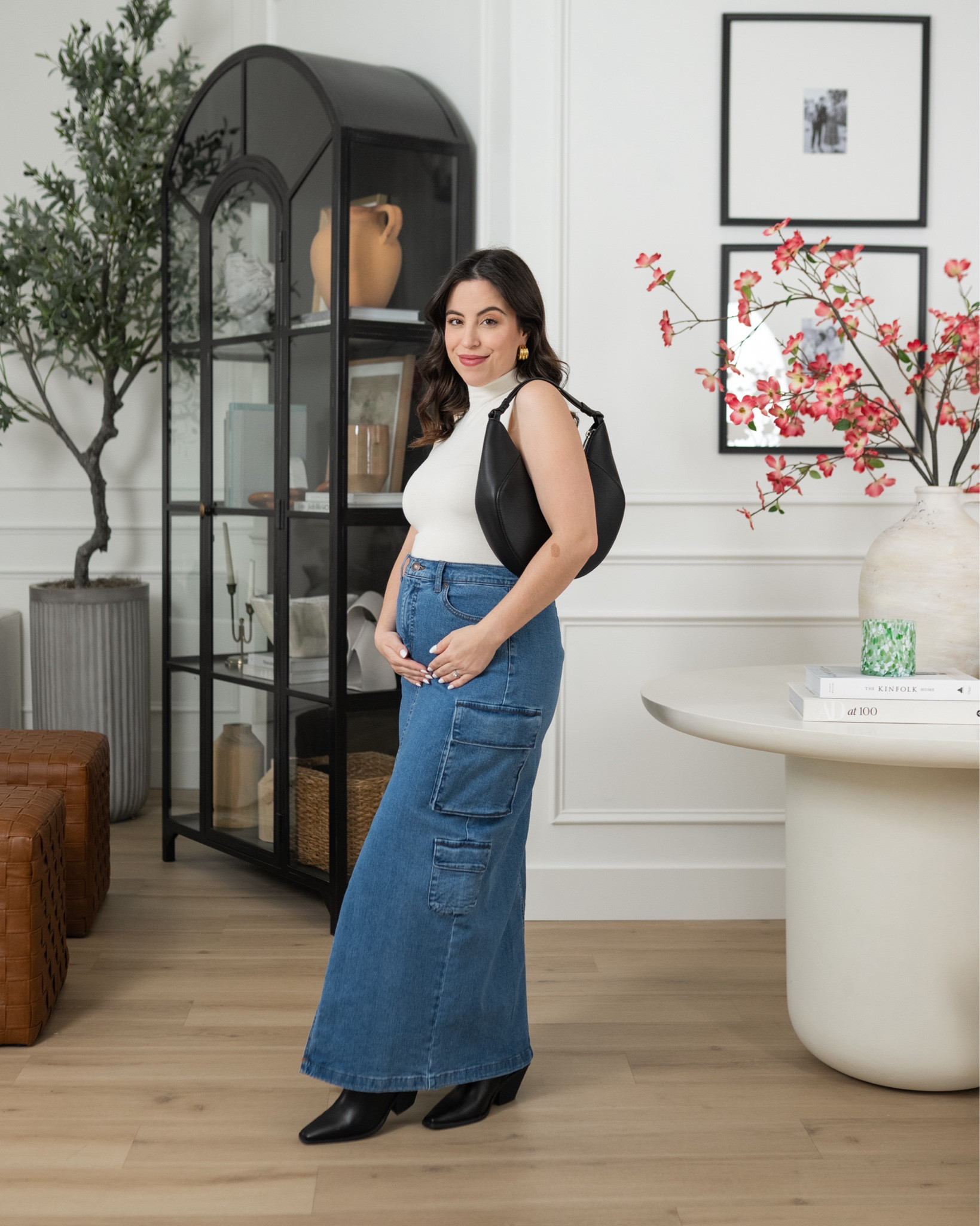 A fun cargo maxi denim skirt! The fit is amazing and it’s very stretchy

@walmartfashion #WalmartPartner #WalmartFashion



#LTKStyleTip #LTKFindsUnder50 #LTKBump