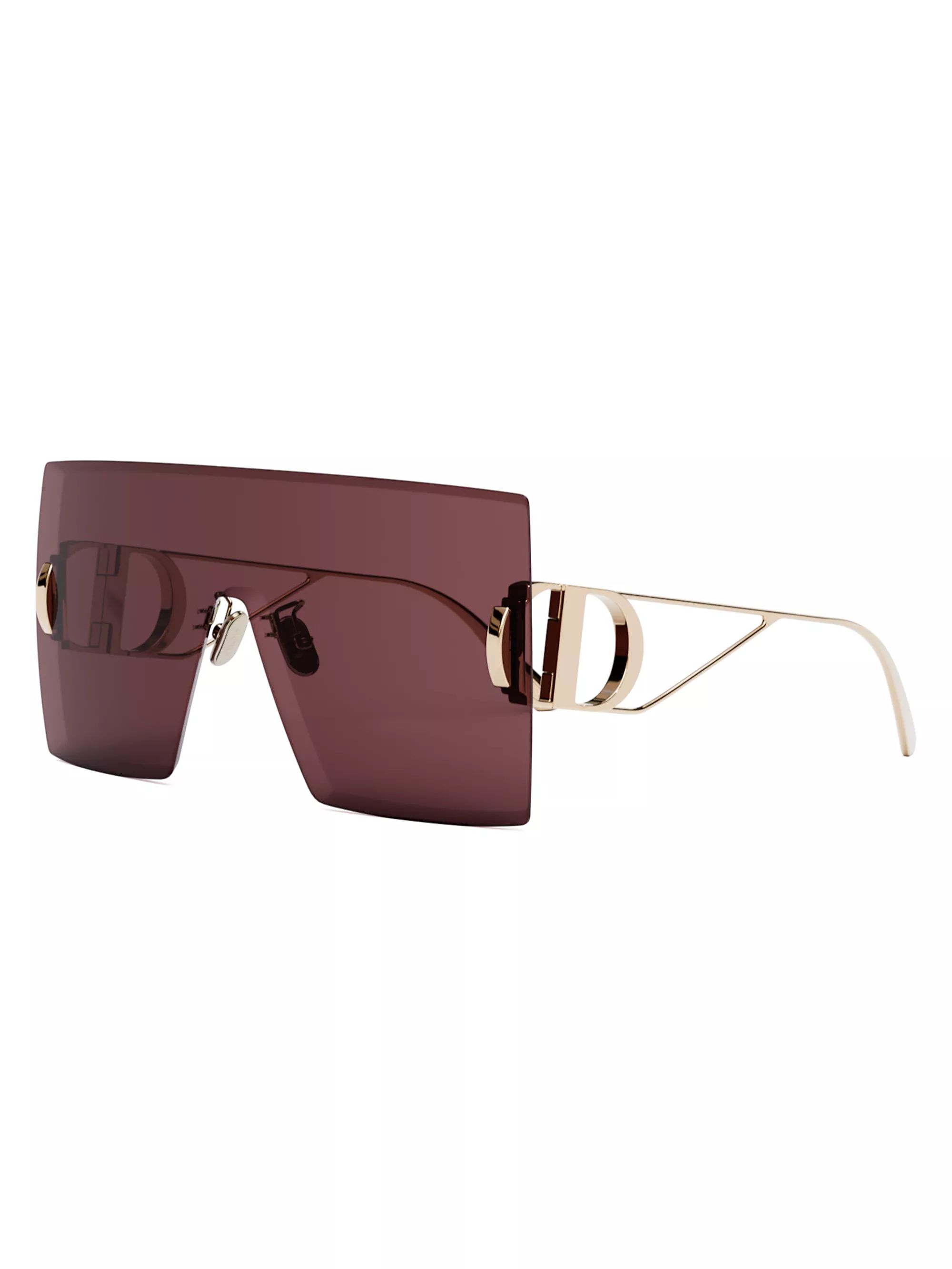 Shop Dior 30Montaigne M1U Mask Sunglasses | Saks Fifth Avenue | Saks Fifth Avenue