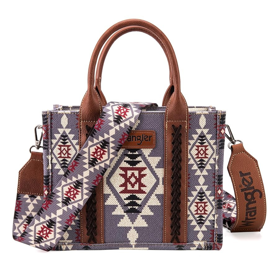 Wrangler Aztec Tote Bag for Women Boho Shoulder Purses and Handbags | Amazon (US)
