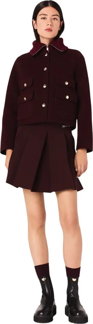 maje Reversible double-faced jacket | Nordstrom | Nordstrom