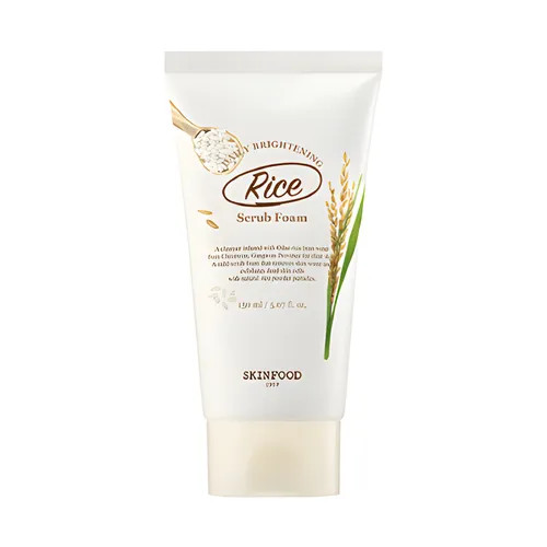 SKINFOOD - Rice Daily Brightening Scrub Foam 150ml | YesStyle Global