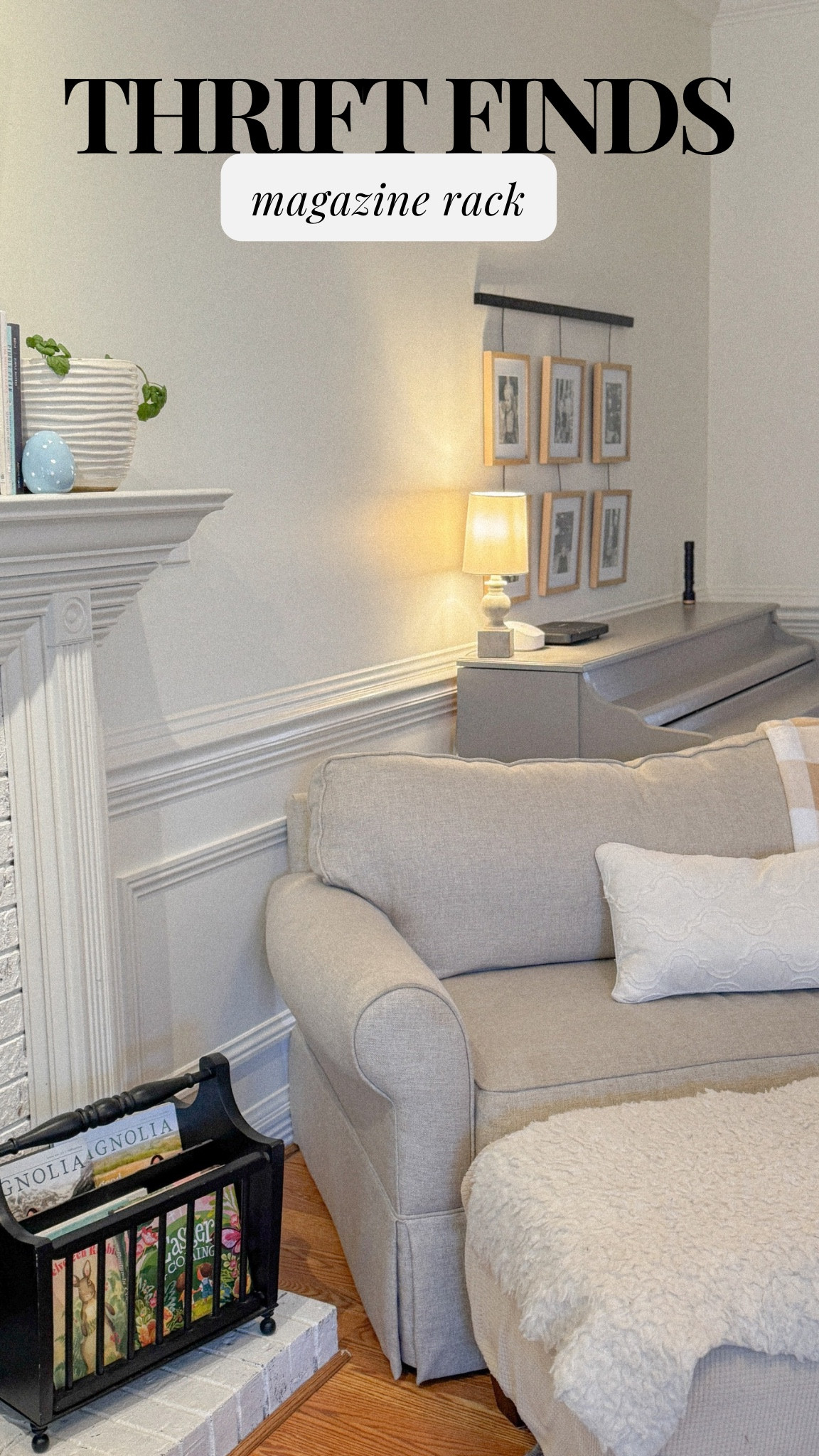 I found this cute little magazine rack at the thrift store & it’s making me a little nostalgic for simpler times 🤍

#thriftfinds #thrifted #homedecor #decoratewithme #slowlivingspaces #familyroom #cozyathome #springhomedecor #cozyhome #cozyhomedecor 

#LTKHome