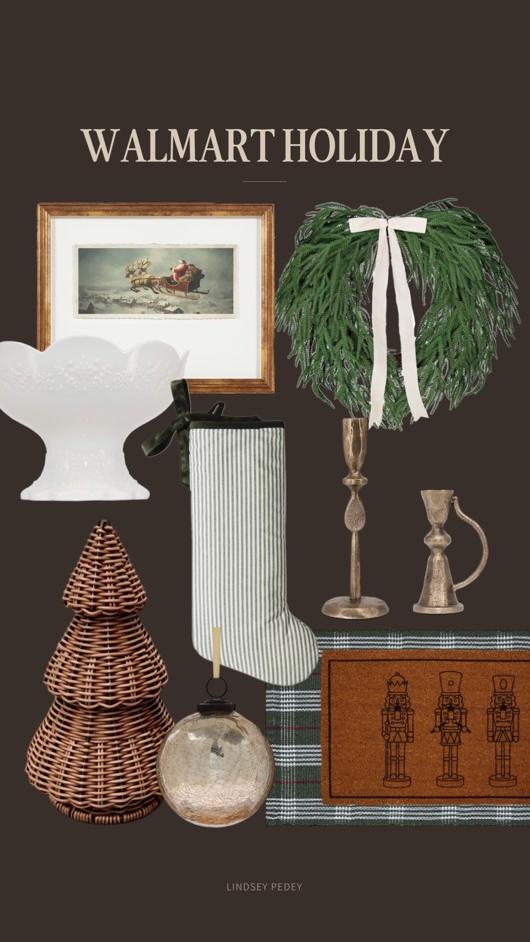 New Walmart holiday!! ￼

Christmas decor, Holiday decor, stocking, wreath, Christmas, art, Santa, doormat, front porch, candleholder, woven, ornament, look for less, designer, dupe, affordable holiday, budget holiday, rug, holiday rug, gingham, plaid

#LTKHome #LTKSaleAlert #LTKSeasonal