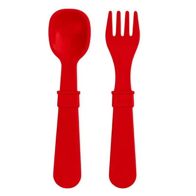 Re-Play Toddler Utensil Pair - Red - 2pc | Target
