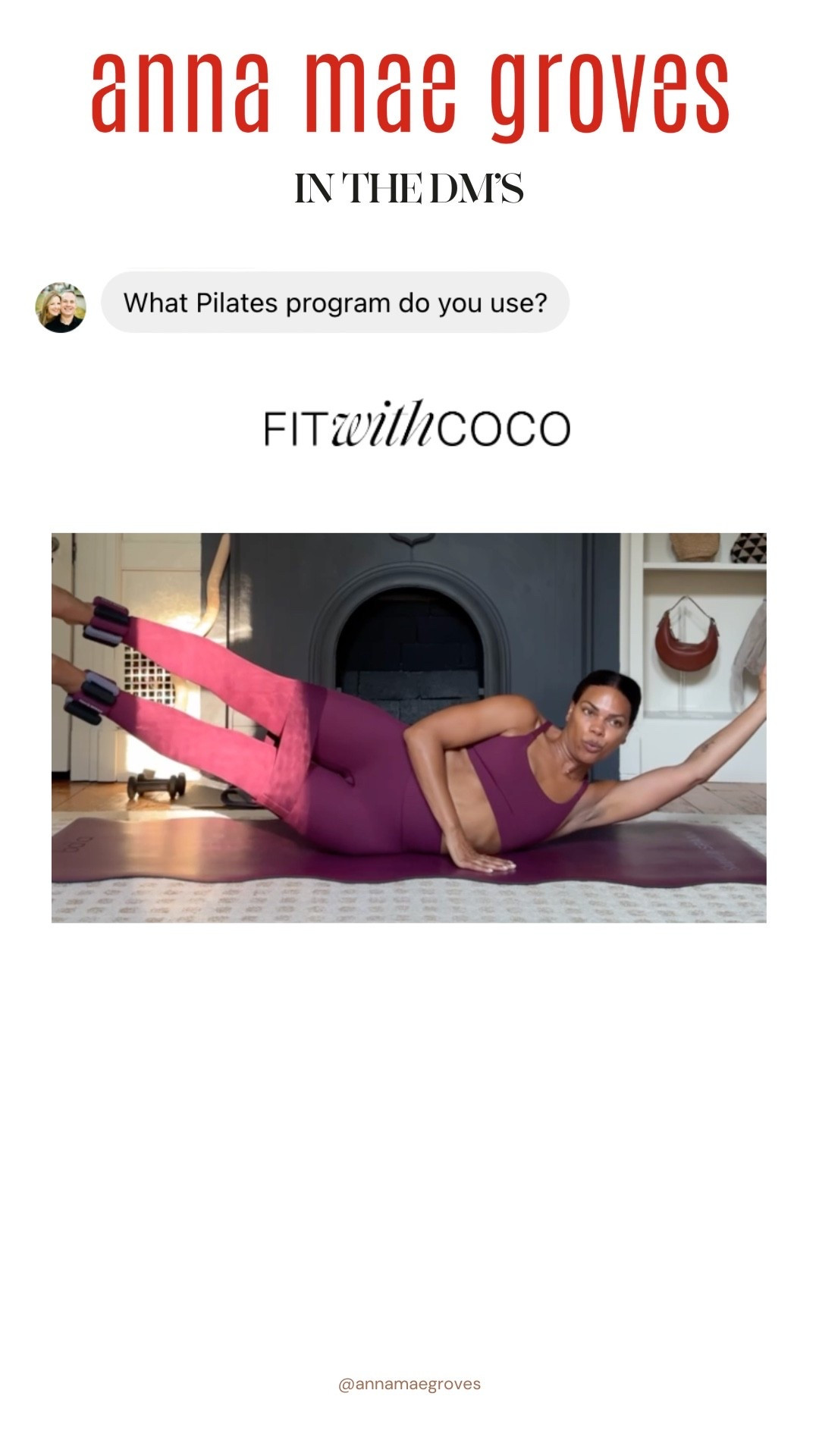 I love Fit with Coco is my fave gal for Pilates! I also linked this Spanx workout set and yoga mat! 

#LTKActive #LTKFindsUnder50 #LTKOver40