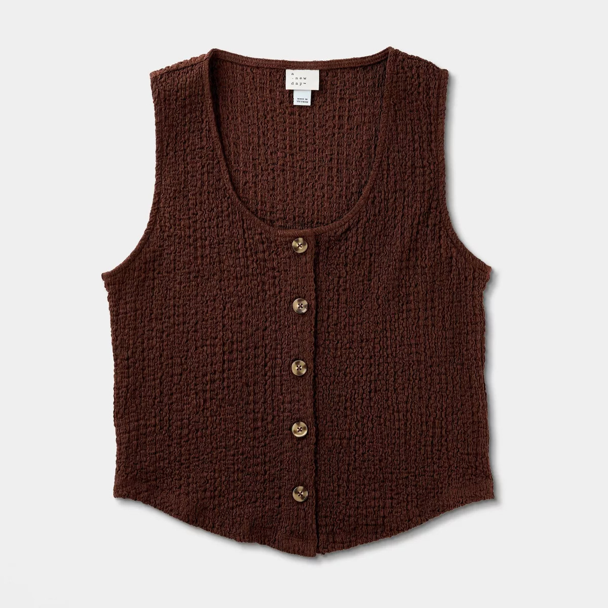 Women's Textured Vest - A New Day™ | Target