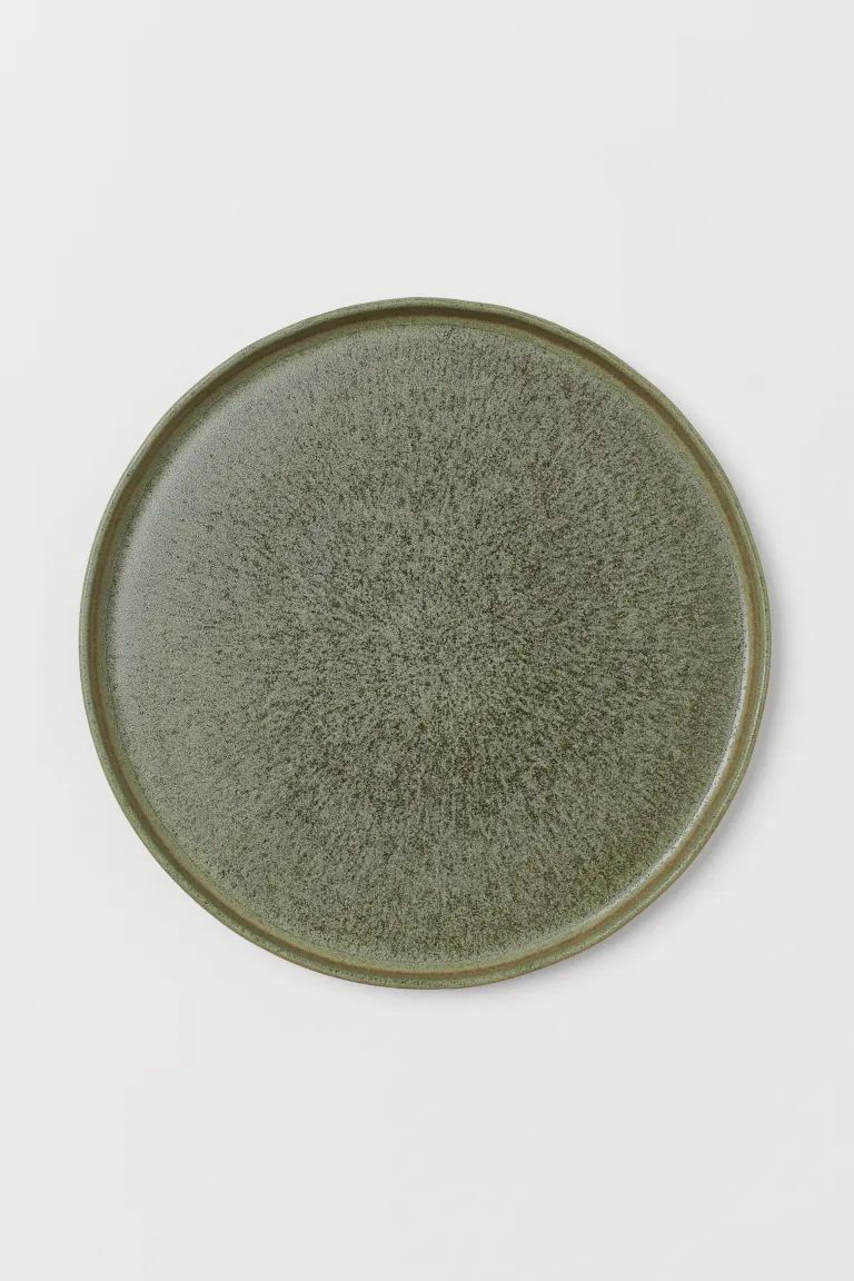 Large Stoneware Plate | H&M (US + CA)