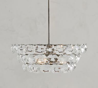 Bowen Round Crystal Chandelier | Pottery Barn (US)