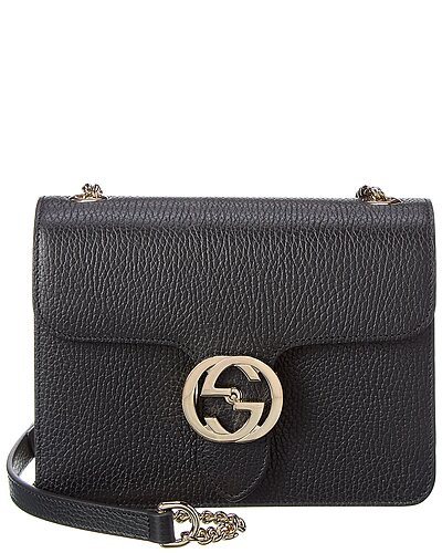 Interlocking G Small Leather Shoulder Bag | Rue La La