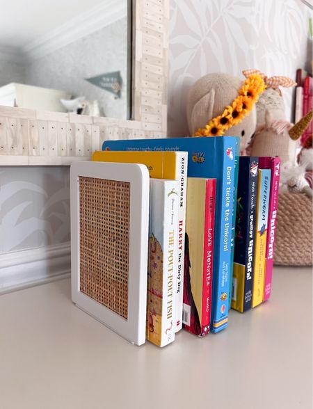 Cute rattan bookends!! Also linking other items from the collection (so perfect for a home office!)

#LTKfindsunder50 #LTKstyletip #LTKhome