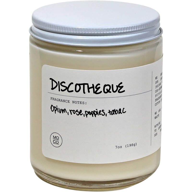 MOCO Candles Scented Soy Wax Classic Candle (7 oz) 40-50 Hour Burn Time, Cotton Wick, Clear Glass... | Amazon (US)