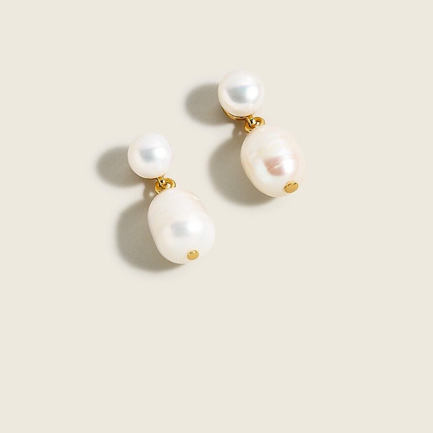 Freshwater pearl drop earrings | J.Crew US
