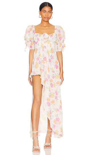 Petal Midi Dress in Multi | Revolve Clothing (Global)