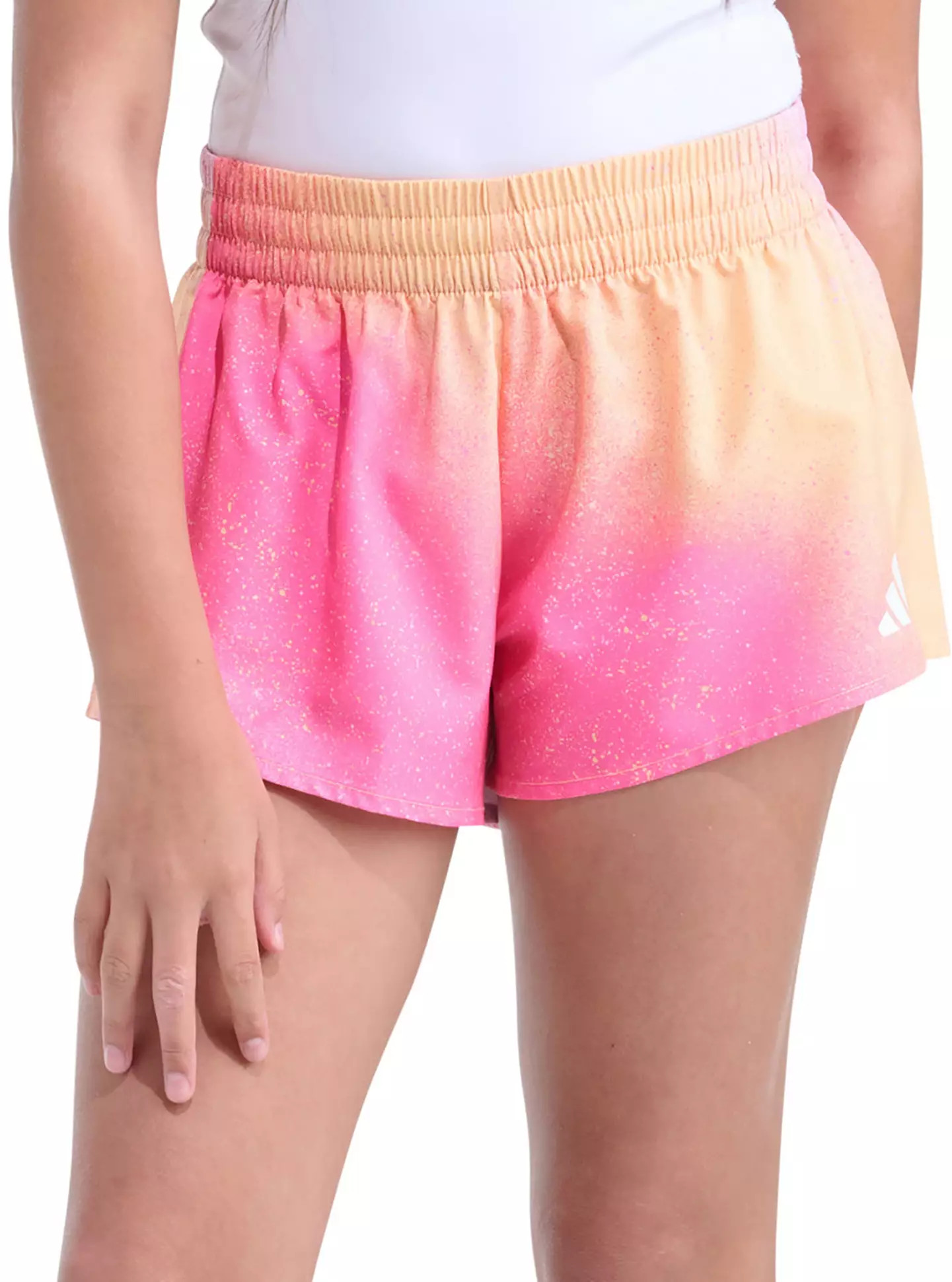 adidas Girls' 3-Bar Logo Printed Knit Short | DICK'S Sporting Goods