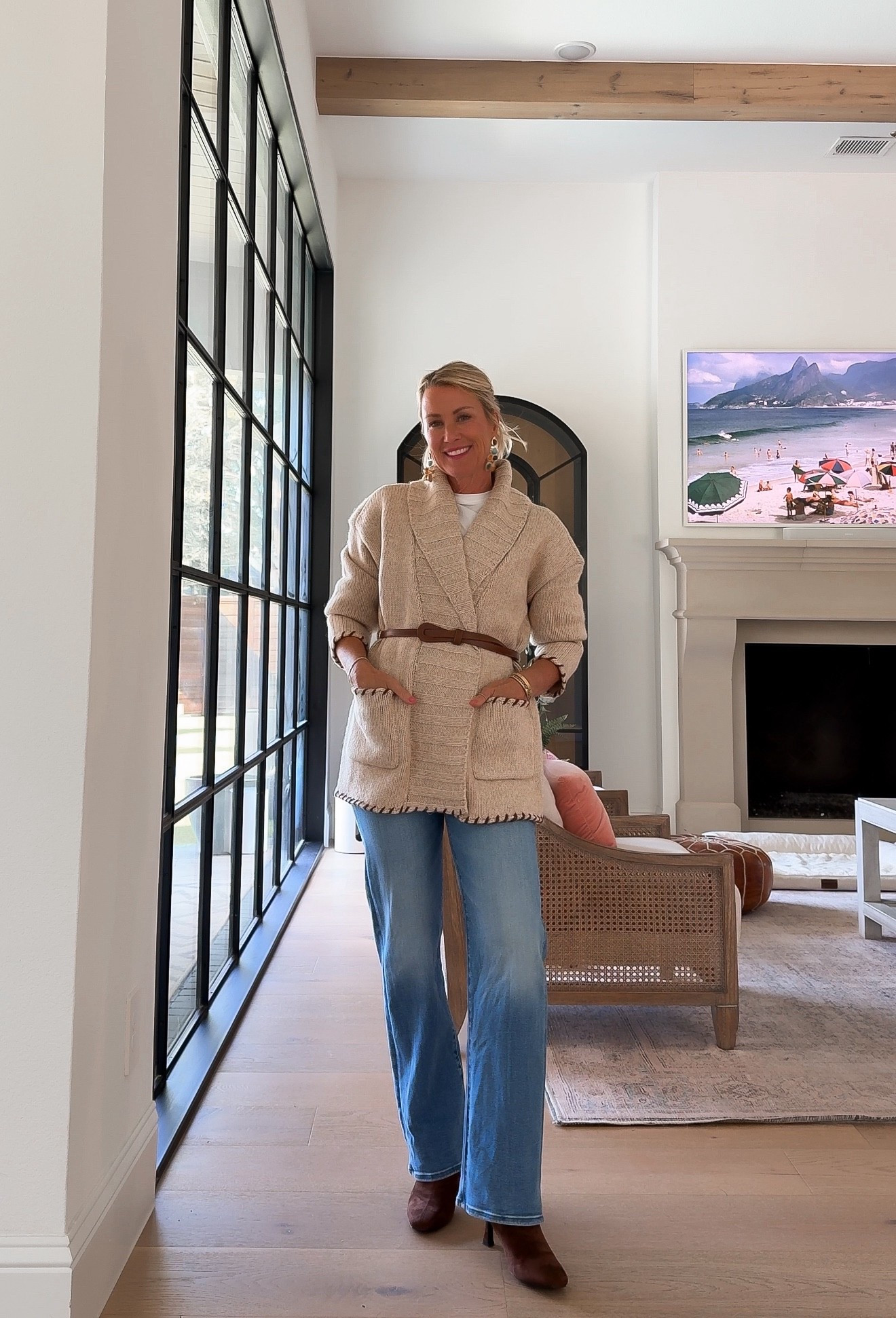 Sweater: XS
Jeans: 26

#LTKOver40 #LTKStyleTip #LTKSeasonal